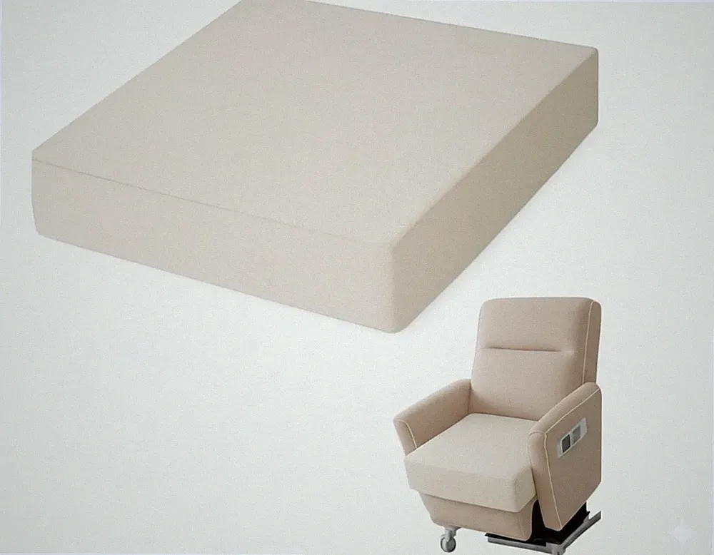 Custom Size Foam Recliner Chair Sofa Cushion for Elderly with Support & Comfort