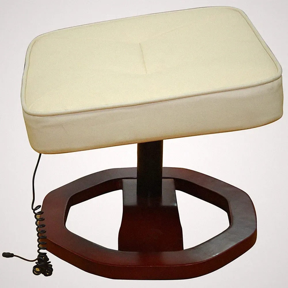 Massage Chair Swivel Recliner Leisure Reclining Chair Cream Faux Leather vidaXL