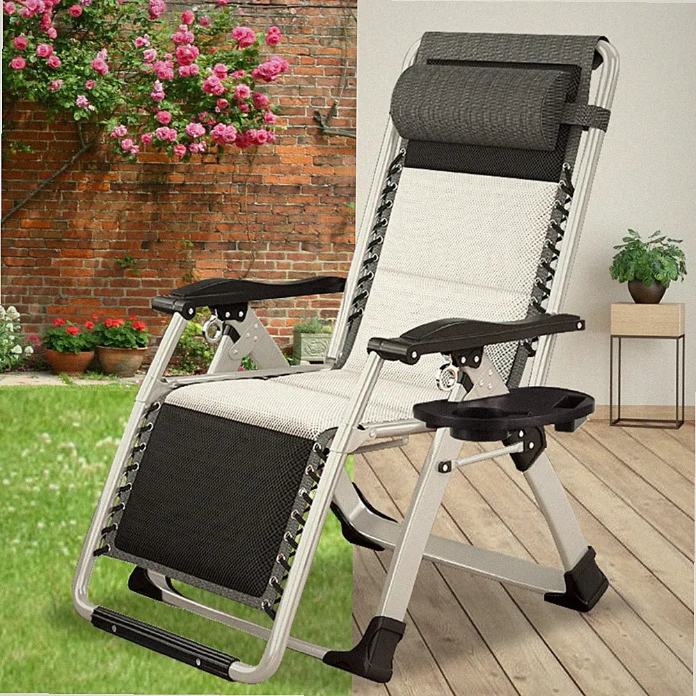 MOPHOTO Zero Gravity Chair &Pad Ergonomic Patio Recliner Foldable Loungers Adult