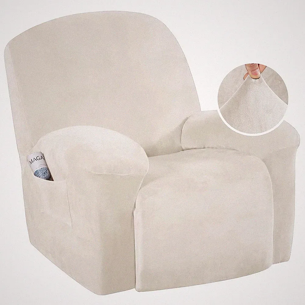 New Listing H.VERSAILTEX Recliner Chair Covers Velvet Recliner Cover 1 Piece Slip Covers...