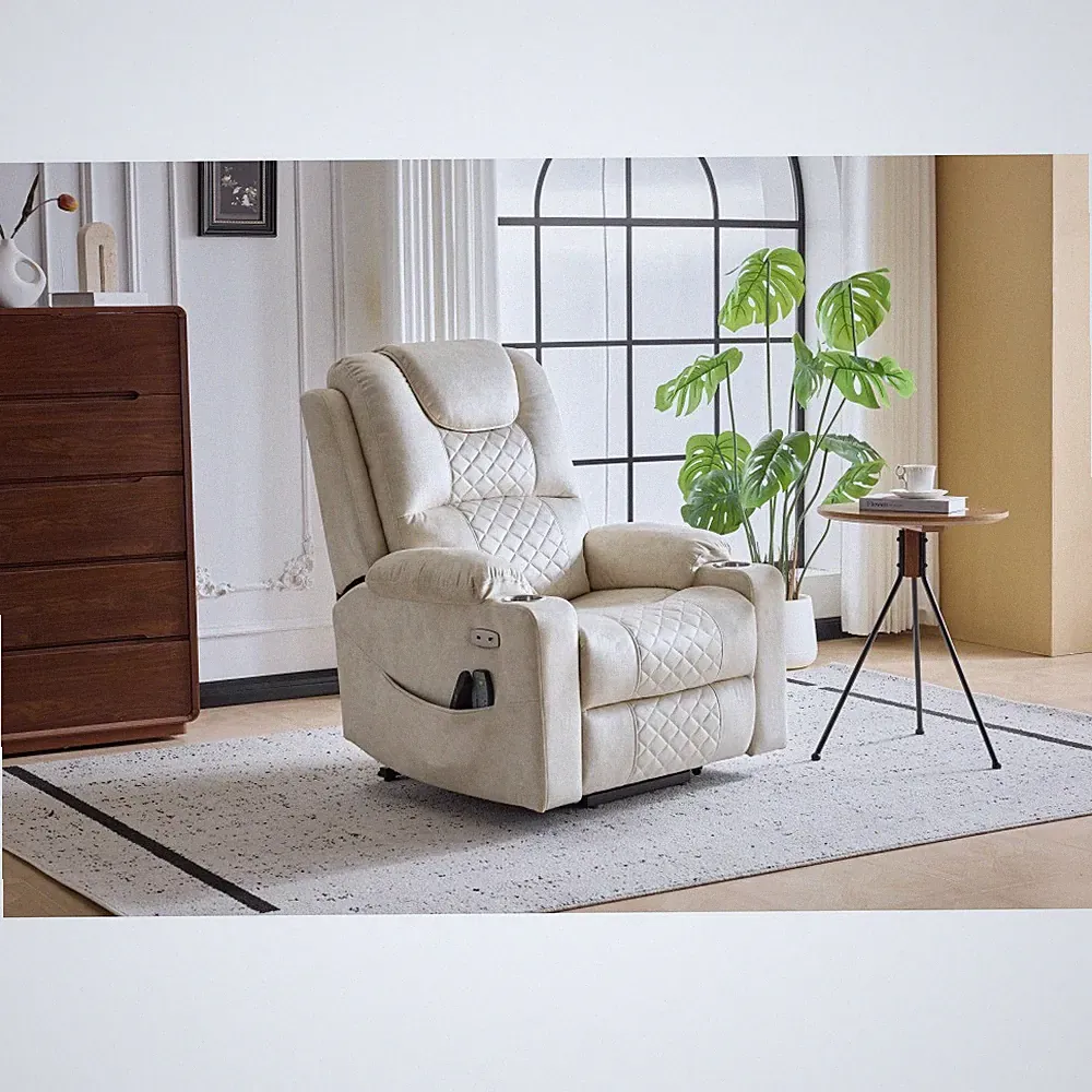 Power Lift Recliner Chair with Massage, Heat & USB for Elderly