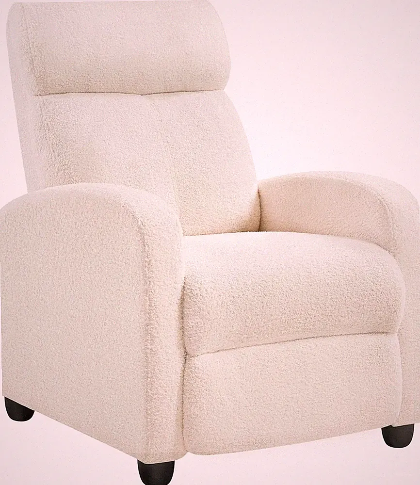 Recliner Chair Faux Leather Recliner Sofa Adjustable Modern Seat